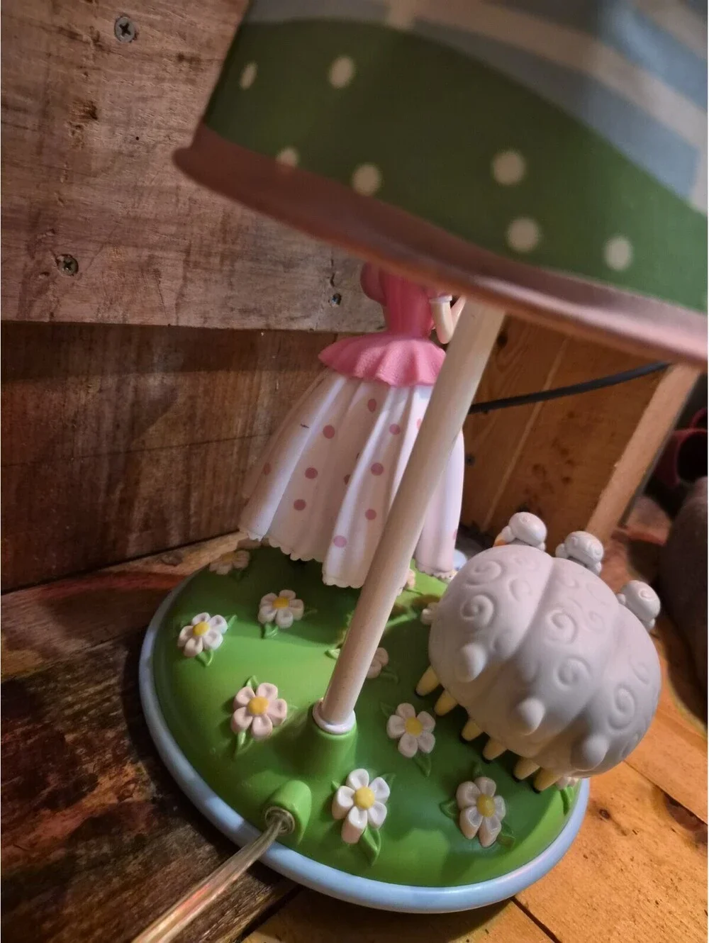 Disney Toy Story Bo Peep Table Lamp with Sheep Shade, 2019 Broken Needs Repairs